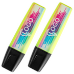 Textmarker STABILO BOSS ORIGINAL, 4/4-farbig beidseitig bedruckt