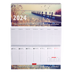 Kalender, farbig bedruckt, Motiv