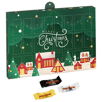 Toblerone-Mix-Adventskalender, 4/0-farbig bedruckt