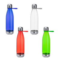 Transparente Sportflasche 700 ml, Personalisierung auf Anfrage