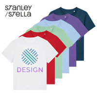 T-Shirt Damen, Organic - Stanley/Stella, mit einer Druckposition