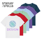 T-Shirt Damen, Organic - Stanley/Stella, mit einer Druckposition