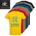 T-Shirt Herren farbig, Organic - B&C Collection, mit einer Druckposition