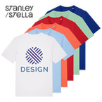 T-Shirt Herren, Organic - Stanley/Stella, mit einer Druckposition