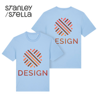 T-Shirt Herren, Organic - Stanley/Stella, mit zwei Druckpositionen