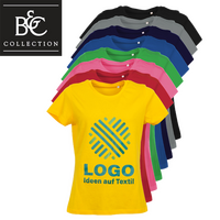 T-Shirt Herren Premium, farbig - B&C Collection, mit zwei Druckpositionen