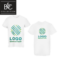 T-Shirt Kinder weiß, Basic - B&C