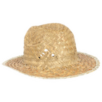 Unisex-Cowboy-Strohhut natur, ohne Werbeanbringung