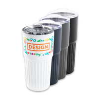 Vakuumisolierter XL-Edelstahlbecher bedruckt