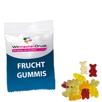 Gummibaerchen, farbig bedruckt, Motiv