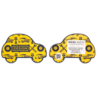 Visitenkarte Auto, 85 x 55 mm, 2-seitig, 4/4-farbig CMYK