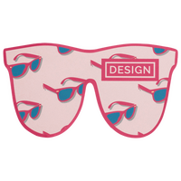 Visitenkarte Brille, 85 x 55 mm, 1-seitig, 4/0-farbig CMYK