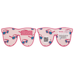 Visitenkarte Brille, 85 x 55 mm, 2-seitig, 4/4-farbig CMYK
