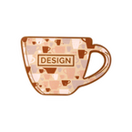 Visitenkarte Café, 85 x 55 mm, 1-seitig, 4/0-farbig CMYK
