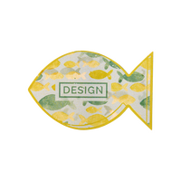 Visitenkarte Fisch, 85 x 55 mm, 1-seitig, 4/0-farbig CMYK