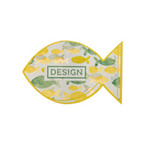 Visitenkarte Fisch, 85 x 55 mm, 1-seitig, 4/0-farbig CMYK