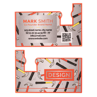 Visitenkarte Hammer, 85 x 55 mm, 2-seitig, 4/4-farbig CMYK