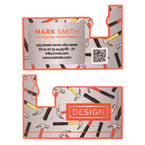 Visitenkarte Hammer, 85 x 55 mm, 2-seitig, 4/4-farbig CMYK
