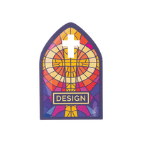 Visitenkarte Kirche, 55 x 85 mm, 1-seitig, 4/0-farbig CMYK