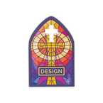 Visitenkarte Kirche, 55 x 85 mm, 1-seitig, 4/0-farbig CMYK