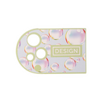 Visitenkarte Luftblasen, 85 x 55 mm, 1-seitig, 4/0-farbig CMYK