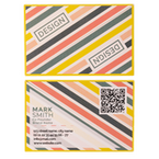 Visitenkarte Perforation, 85 x 55 mm, 2-seitig, 4/4-farbig CMYK