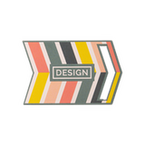 Visitenkarte Pfeil, 85 x 55 mm, 1-seitig, 4/0-farbig CMYK