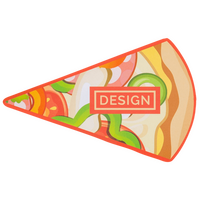 Visitenkarte Pizzastück, 85 x 55 mm, 1-seitig, 4/0-farbig CMYK