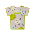 Visitenkarte Shirt, 85 x 85 mm, 1-seitig, 4/0-farbig CMYK