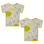 Visitenkarte Shirt, 85 x 85 mm, 2-seitig, 4/4-farbig CMYK