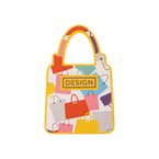 Visitenkarte Tasche, 55 x 85 mm, 1-seitig, 4/0-farbig CMYK