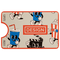 Visitenkarte Ticket, 85 x 55 mm, 1-seitig, 4/0-farbig CMYK