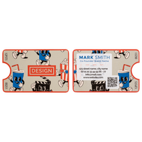 Visitenkarte Ticket, 85 x 55 mm, 2-seitig, 4/4-farbig CMYK