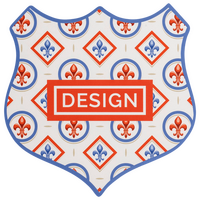 Visitenkarte Wappen, 85 x 85 mm, 1-seitig, 4/0-farbig CMYK