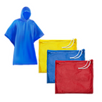 Wasserdichter Poncho mit Druckknoepfen