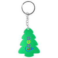 Tannenbaumanhänger in grün vorne bedruckt