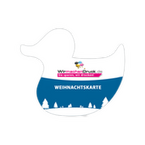 Weihnachtskarten Stanzform Ente