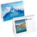 Wochentischkalender zum Aufstellen 58 Seiten (52 Wochen + Deckblatt + 2 Zusatzblätter) DIN A4 quer (297 x 210 mm)