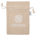 Zuziehbeutel aus Baumwollmix, S