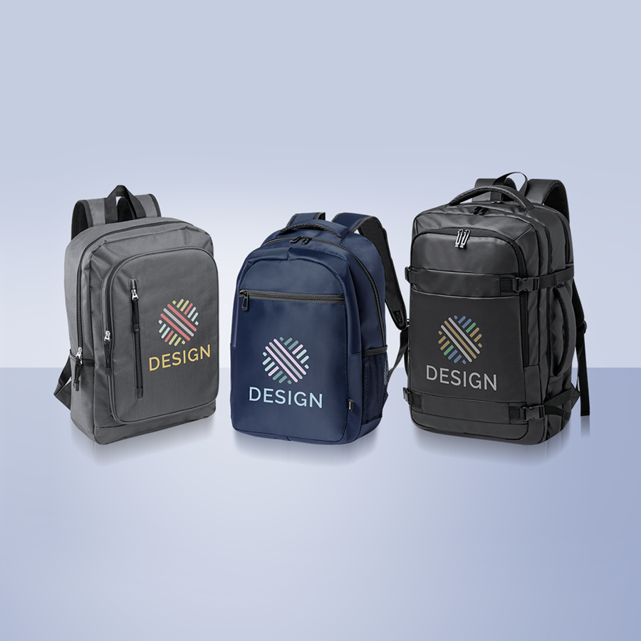 Praktische Laptop-Rucksäcke mit individuellem Aufdruck