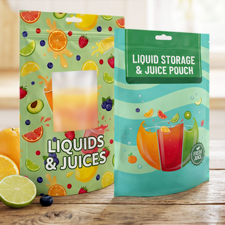 Individuell bedruckte Standbodenbeutel für Flüssigkeiten