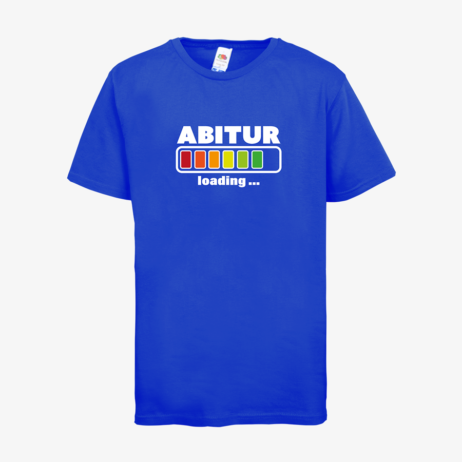 Premium-Kinder-T-Shirt von Fruit of the Loom mit Abitur-Standardmotiv