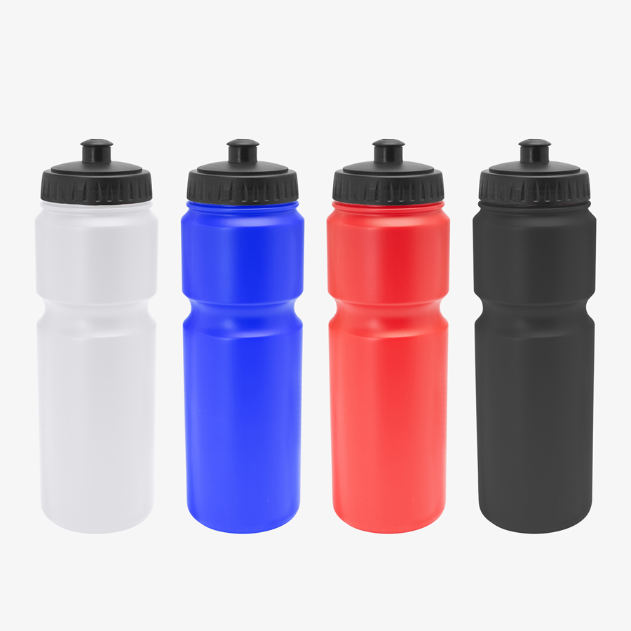 Sportflaschen (840 ml) mit Schraubverschluss und Spender in vielen Farben