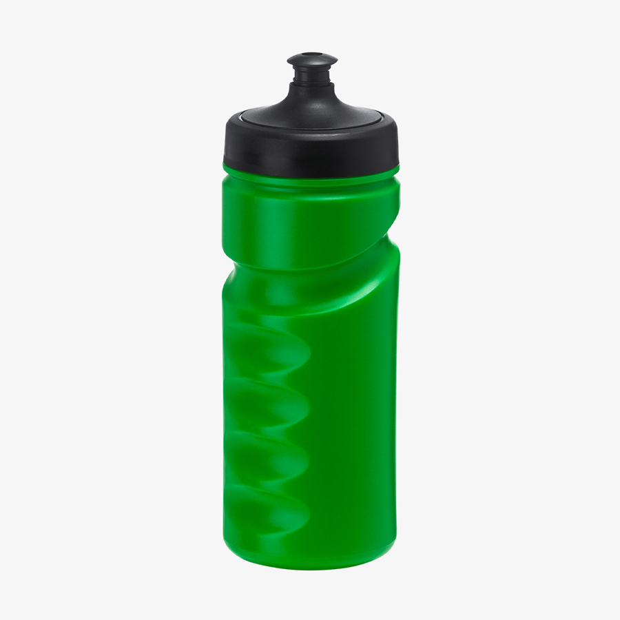 Grüne Sportflasche mit Spender, Trinkflasche mit Deckel und 520 ml Volumen