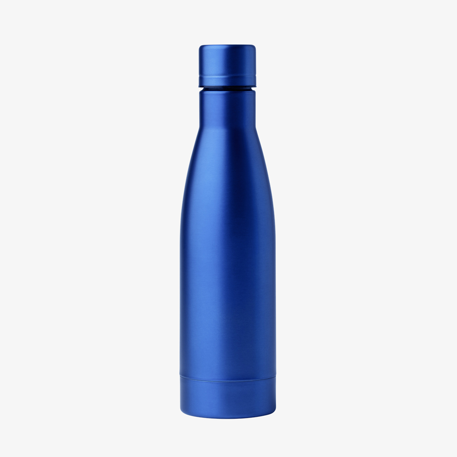 Blaue Edelstahl-Isolierflasche mit 500 ml Volumen und Kupfervakuum, unveredelt