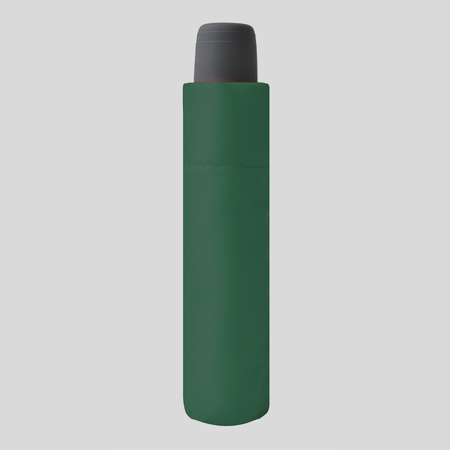 Geschlossener Mini-Taschenschirm von doppler in Grün, vollfarbig bedruckbar 