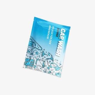 Reinigungstuch fürs Auto mit individuell bedruckter Verpackung