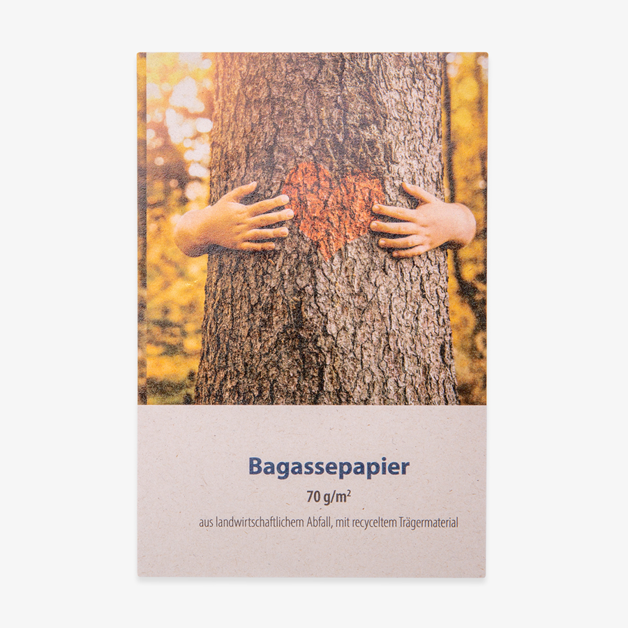 Individuelle Etiketten und Aufkleber aus umweltfreundlicher Bagasse