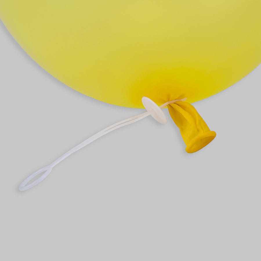 Hochwertiger Dekoverschluss in Weiß, Zubehör für Luftballons