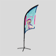 Konkave Beachflag